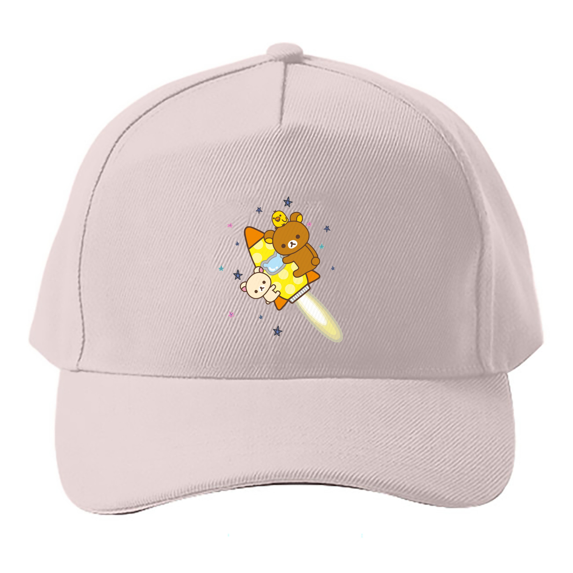 （画像用） リラックマ リラックマ キイロイトリ Rilakkuma Korilakkuma Kiiroitori ベースボールキャップ 綿100％ 男女兼用 帽子 スポーツ